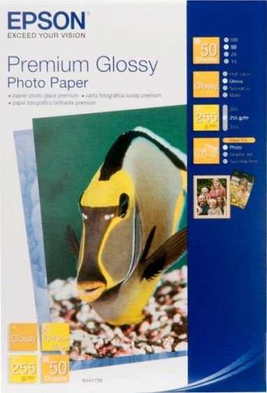 Папір Epson 100mmx150mm Premium Glossy Photo Paper, 50арк.