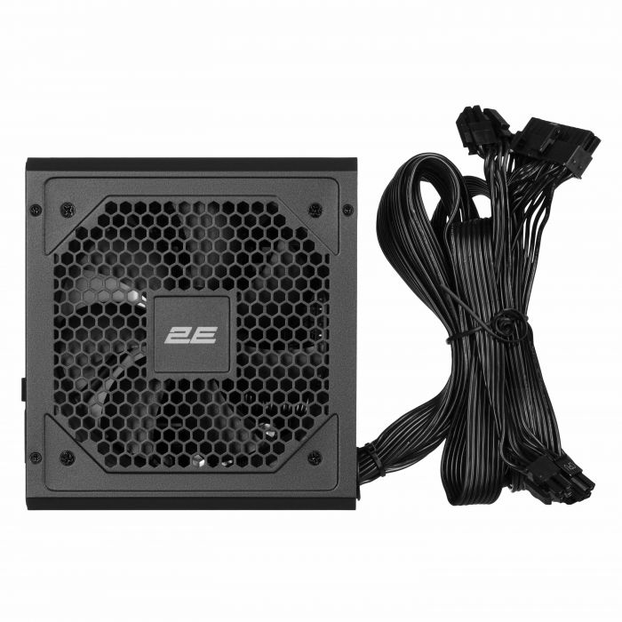 Блок живлення 2E GAMING Solid Power  (650W), >85%, 80+ Bronze, 120мм, 1xMB 24pin(20+4), 2xCPU 8pin(4+4), 3xMolex, 6xSATA, 4xPCIe 8pin(6+2), Semi Modular