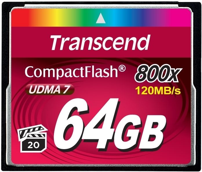 Карта пам'яті Transcend CompactFlash  64GB 800X