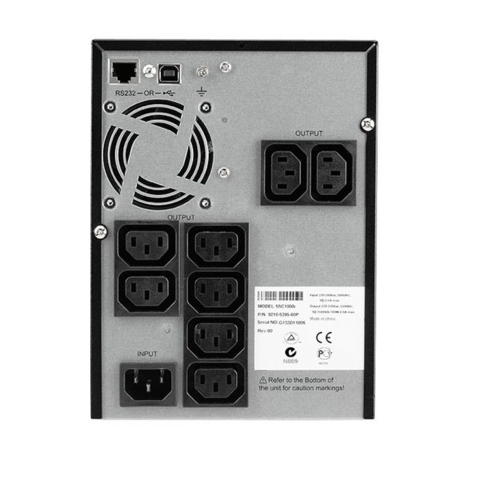 Джерело безперебійного живлення Eaton 5SC, 1000VA/700W, LCD, USB, RS232, 8xC13