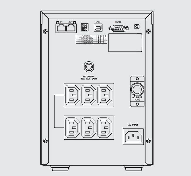 Джерело безперебійного живлення Legrand Niky S 1кBA