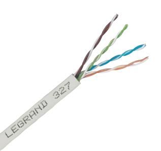 Кабель Legrand LINKEO CAT 5e U-UTP, 305m, AWG 24/1, PVC, коричневий