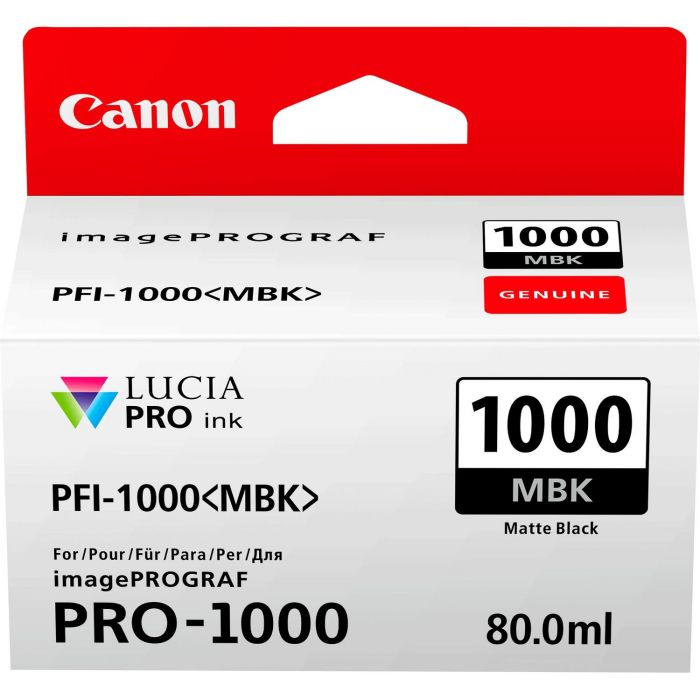 Чорнильниця Canon PFI-1000MBk (Matte black)
