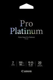 Папір Canon 4"x6" Pro Platinum Photo Paper, 20л