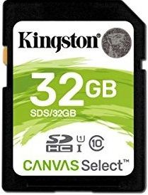 Карта пам'яті Kingston SD  32GB C10 UHS-I R80MB/s