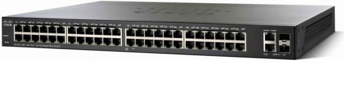 Комутатор Cisco SF350-48P 48-port 10/100 POE Managed Switch