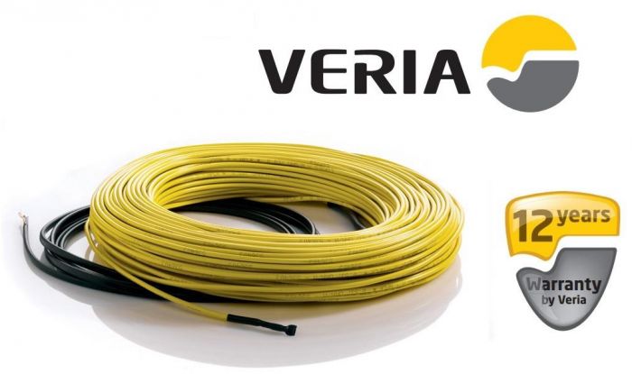 Кабель нагрівальний Veria Flexicable 20, 2х жильний, 6.2кв.м, 970W, 50м, 230V