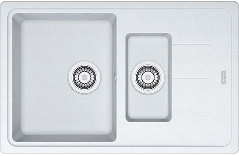 Кухонна мийка Franke BASIS BFG 651-78 Фраграніт/780х500х200/Білий