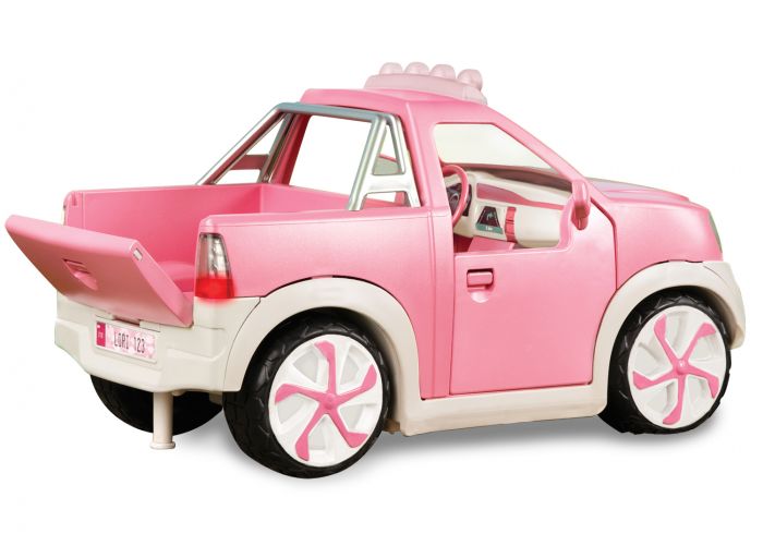 Транспорт для ляльок LORI Джип рожевий з FM радіо LO37033Z