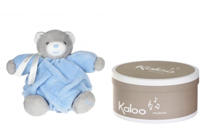 М'яка музична іграшка Kaloo Plume Ведмедик блакитний 18 см в коробці K962313