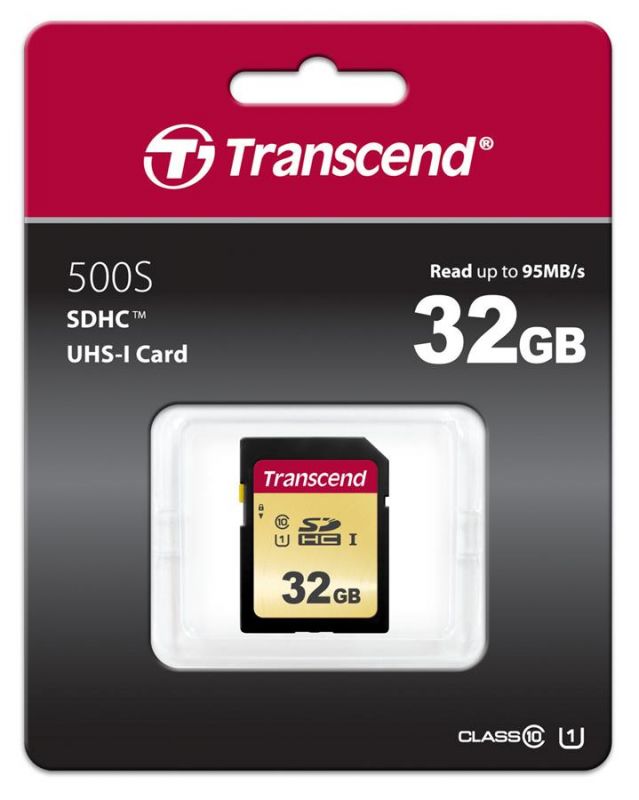 Карта пам'яті Transcend SD  32GB C10 UHS-I  R95/W60MB/s