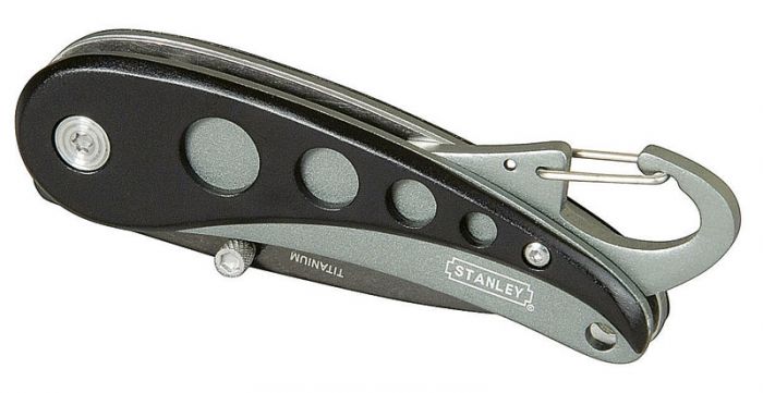 Ніж складаний Stanley "Pocket Knife", 173мм, з карабіном, нерж. сталь 440C