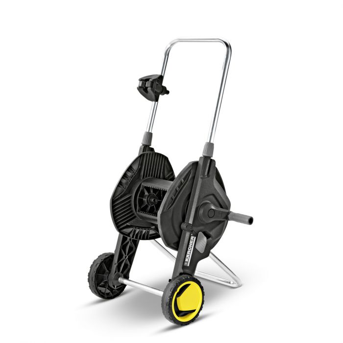 катушка для шланга Karcher "HT 4.500", складна, регулювання висоти ручки візка, довжина шланга: 1/2" 50м, 5/8" 35м, 3/4" 23м