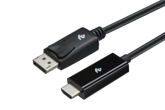 Кабель 2Е Displayport - HDMI (AM/AM), black, 1.8m