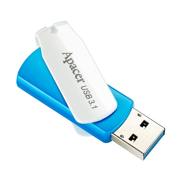 Накопичувач Apacer  64GB USB 3.1 Type-A AH357 Blue/White