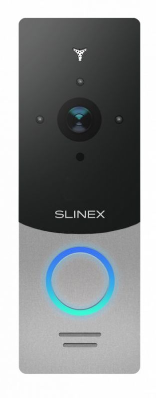 Панель виклику Slinex ML-20IP, персональна, 2MP, 145 градусів, переадресація, сріблястий чорний