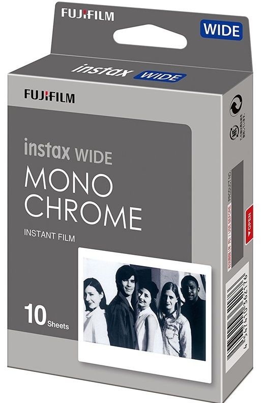 Фотопапір Fujifilm COLORFILM INSTAX WIDE MONOCHROME (108х86мм 10шт)