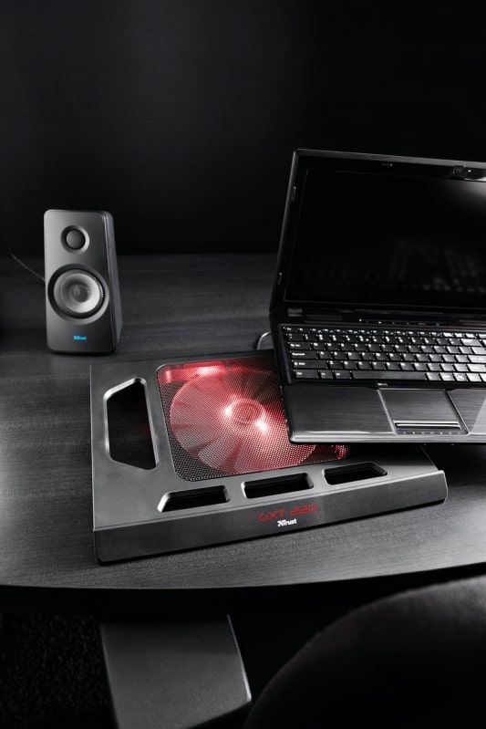 Підставка для ноутбука Trust GXT 220 Kuzo (17.3") RED LED Black