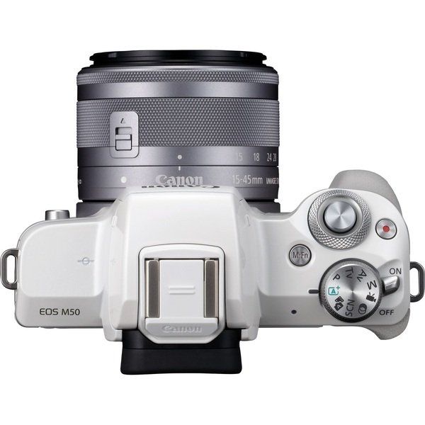 Цифр. фотокамера Canon EOS M50 + 15-45 IS STM Kit White
