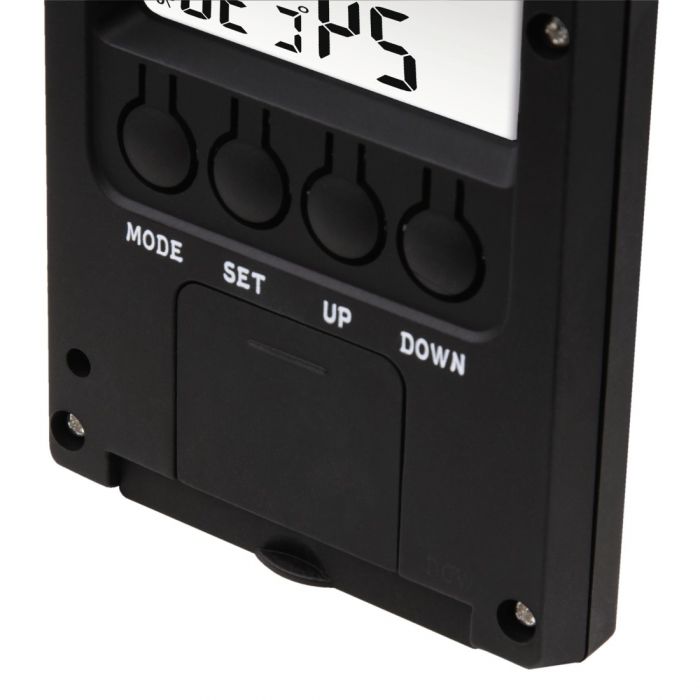 Термометр/гігрометр HAMA TH-140, з індикатором погоди, black