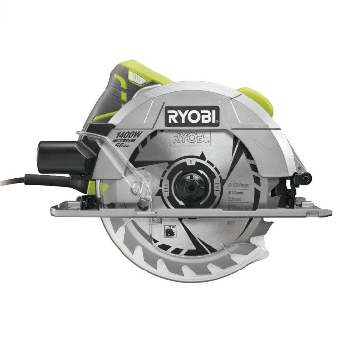 Ryobi Пила дискова RCS1400-G 1400Вт 190мм, 66мм, 5000 об/хв