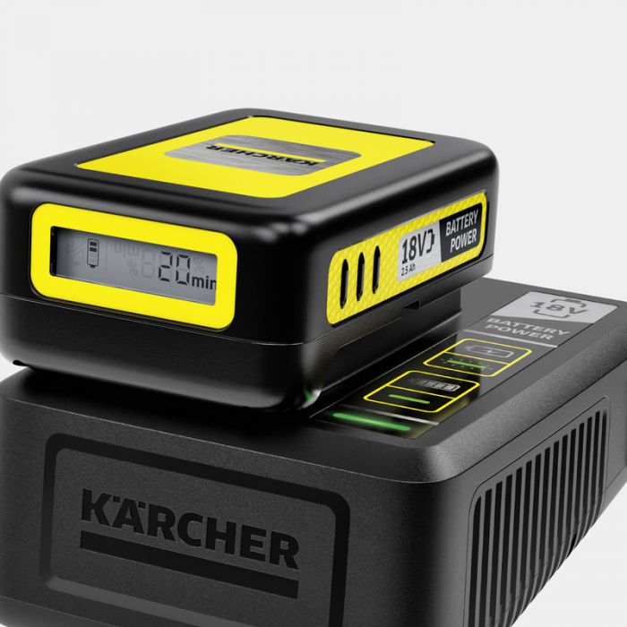 Швидкозарядний пристрій Karcher для акумулятора 18 В 2.5Ач