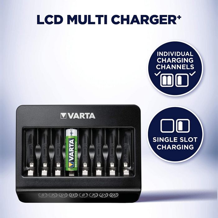 Зарядний пристрій VARTA LCD MULTI CHARGER PLUS