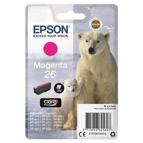 Картридж Epson 26 XP600/605/700 magenta