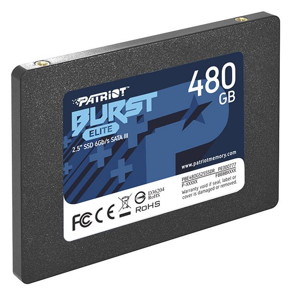 Накопичувач SSD Patriot 2.5"  480GB SATA Burst Elite