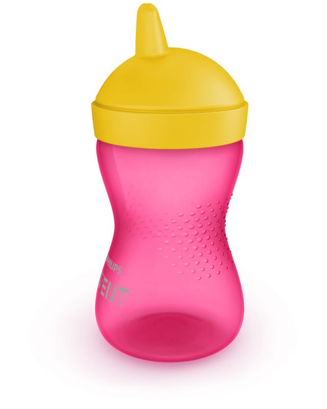 Чашка-непроливайка, з твердим носиком, рожева, 18міс+, 300 мл SCF804/04