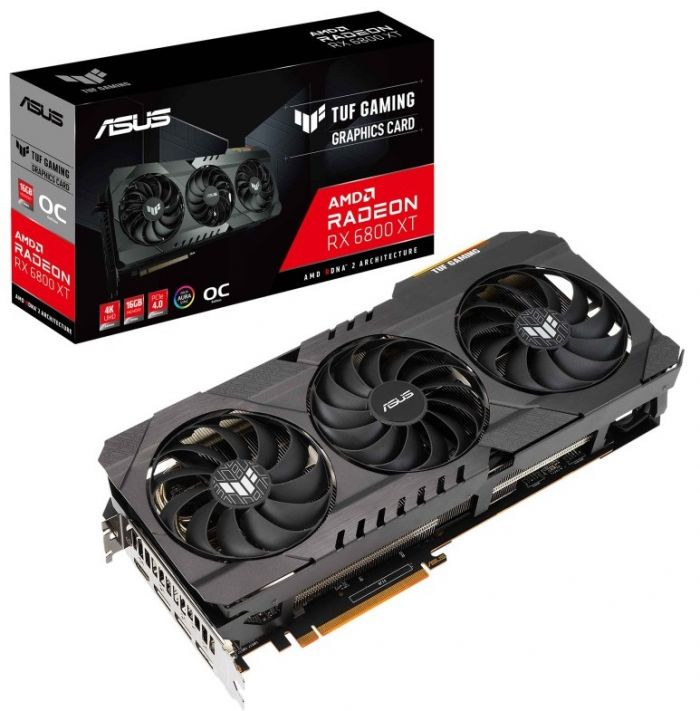 Вiдеокарта ASUS Radeon RX 6800 XT 16GB GDDR6 TUF OC Gaming not LHR!