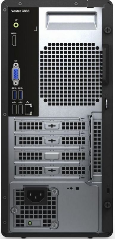 Персональний комп'ютер Dell Vostro 3888 MT/Intel i5-10400/8/256F/ODD/int/WiFi/kbm/Lin
