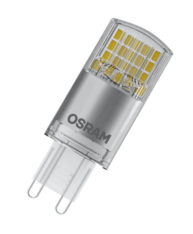 Лампа світлодіодна OSRAM LEDSPIN40 CL 3,8W/840 230V G9 BLI1