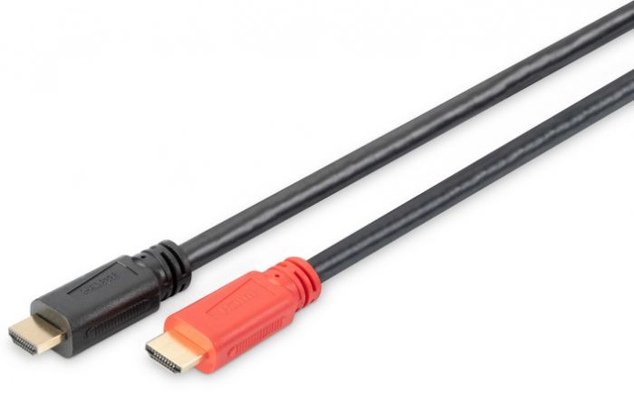Кабель DIGITUS HDMI UHD 4K, w/Ethernet/Amplifier, type A M/M, 15 m