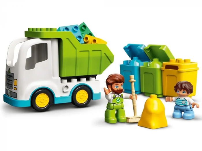 Конструктор LEGO DUPLO Сміттєвоз та сміттєпереробка 10945