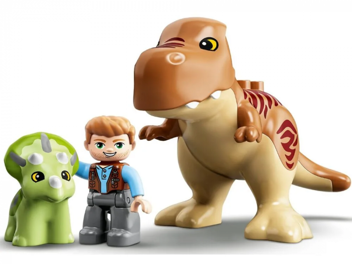 Конструктор LEGO DUPLO Утеча тиранозавра і трицератопса 10939