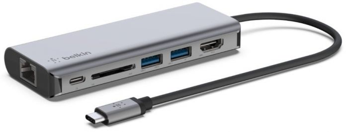 Хаб Belkin USB-C 6в1 Multiport Dock