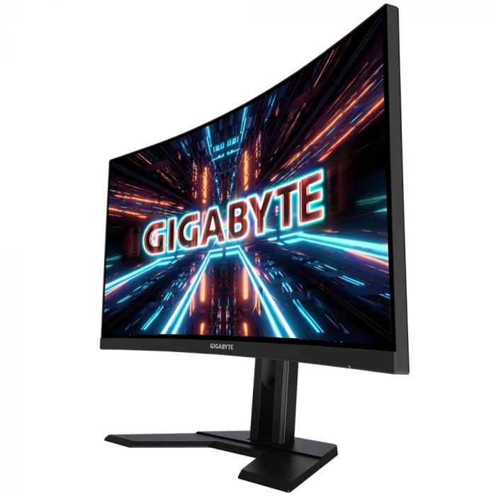 Монітор LCD GIGABYTE 27" G27FC-A, 2xHDMI, DP, 2xUSB, MM, VA, 165Hz, 1ms, 91%DCI-P3, CURVED, FreeSync