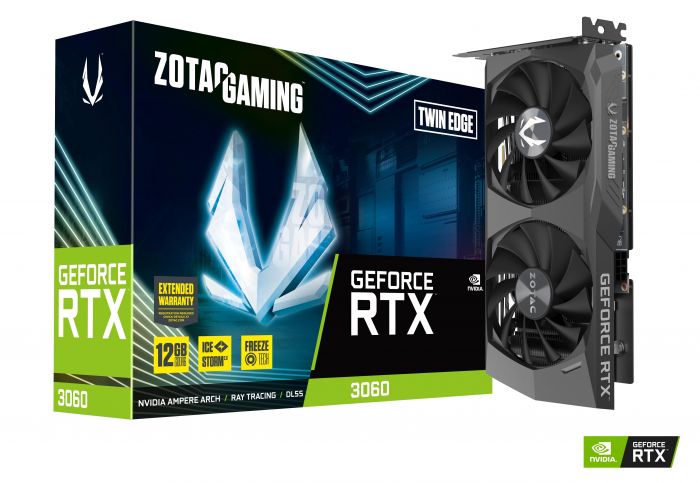 Відеокарта ZOTAC GeForce RTX 3060 12GB GDDR6 Twin Edge