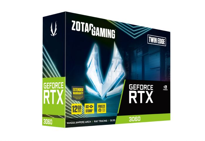 Відеокарта ZOTAC GeForce RTX 3060 12GB GDDR6 Twin Edge