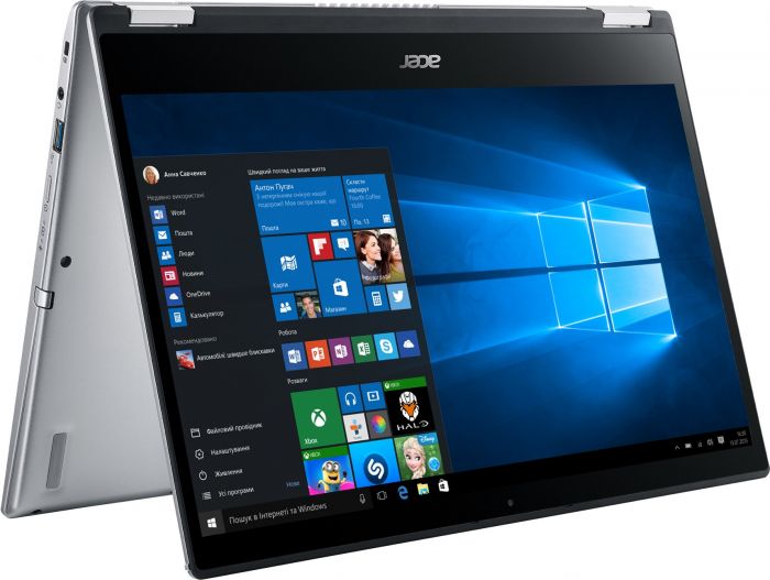 Ноутбук Acer Spin 3 SP314-54N 14FHD IPS Touch/Intel i5-1035G1/16/512F/int/W11/Silver