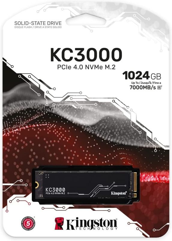 Накопичувач SSD Kingston M.2 1TB PCIe 4.0 KC3000