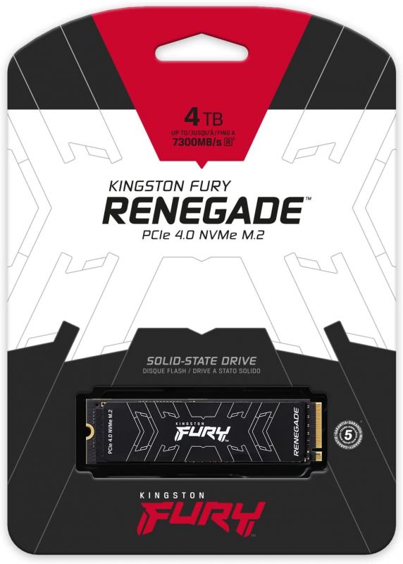 Накопичувач SSD Kingston M.2 4TB PCIe 4.0 Fury Renegade