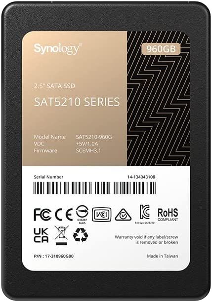 Твердотільний накопичувач SSD Synology SATA 2.5" 960GB