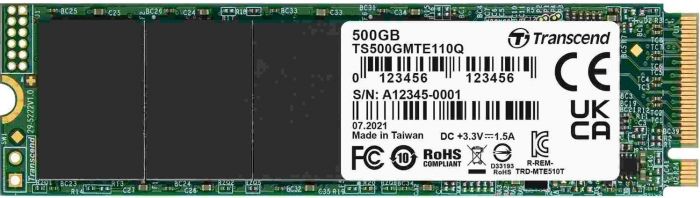 Накопичувач SSD Transcend  M.2 500GB PCIe 3.0 MTE110Q