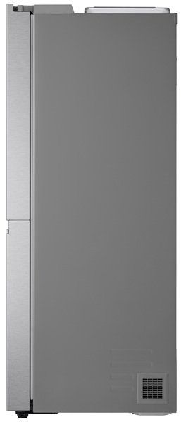 Холодильник SBS LG GC-B257SSZV, 179х74х91см, 2 дв., Холод.відд. - 414л, Мороз. відд. - 233л, A+, NF, Інв., Зона свіжості, Внутрішн. дисплей, Сталевий