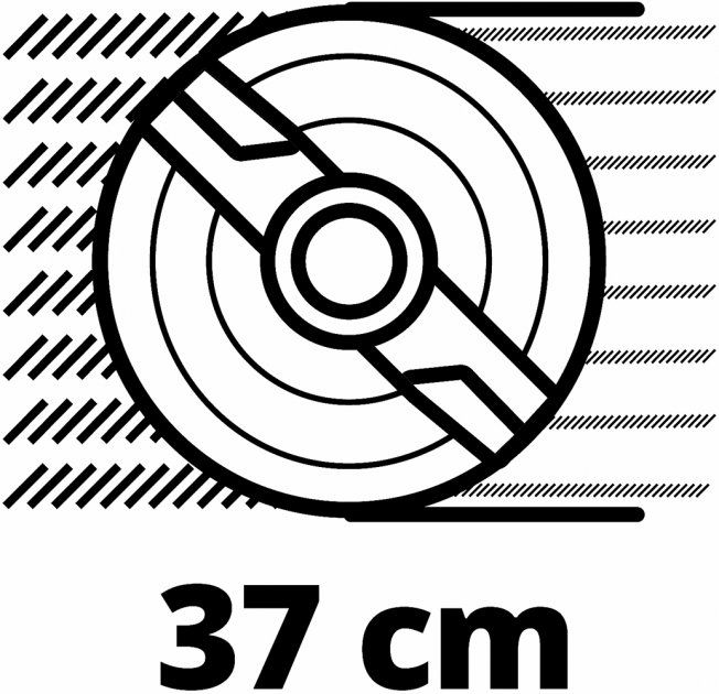Газонокосарка Einhell GE-CM 36/37 Li-Solo, PXC, акум., 37см, 45л, 14.3кг, (без АКБ та ЗП)