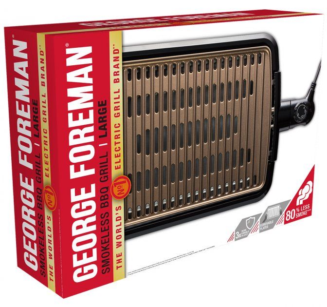 Гриль George Foreman 25850-56 Smokeless BBQ Grill