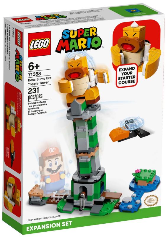 Конструктор LEGO Super Mario Падіння вежі Боса Сумо Бро. Додатковий рівень 71388