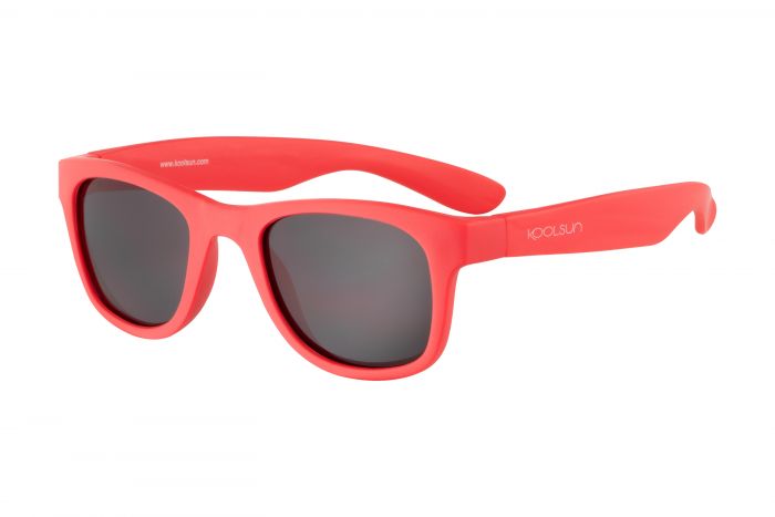 Дитячі сонцезахисні окуляри Koolsun червоні серії Wave розмір 1-5 років KS-WARE001